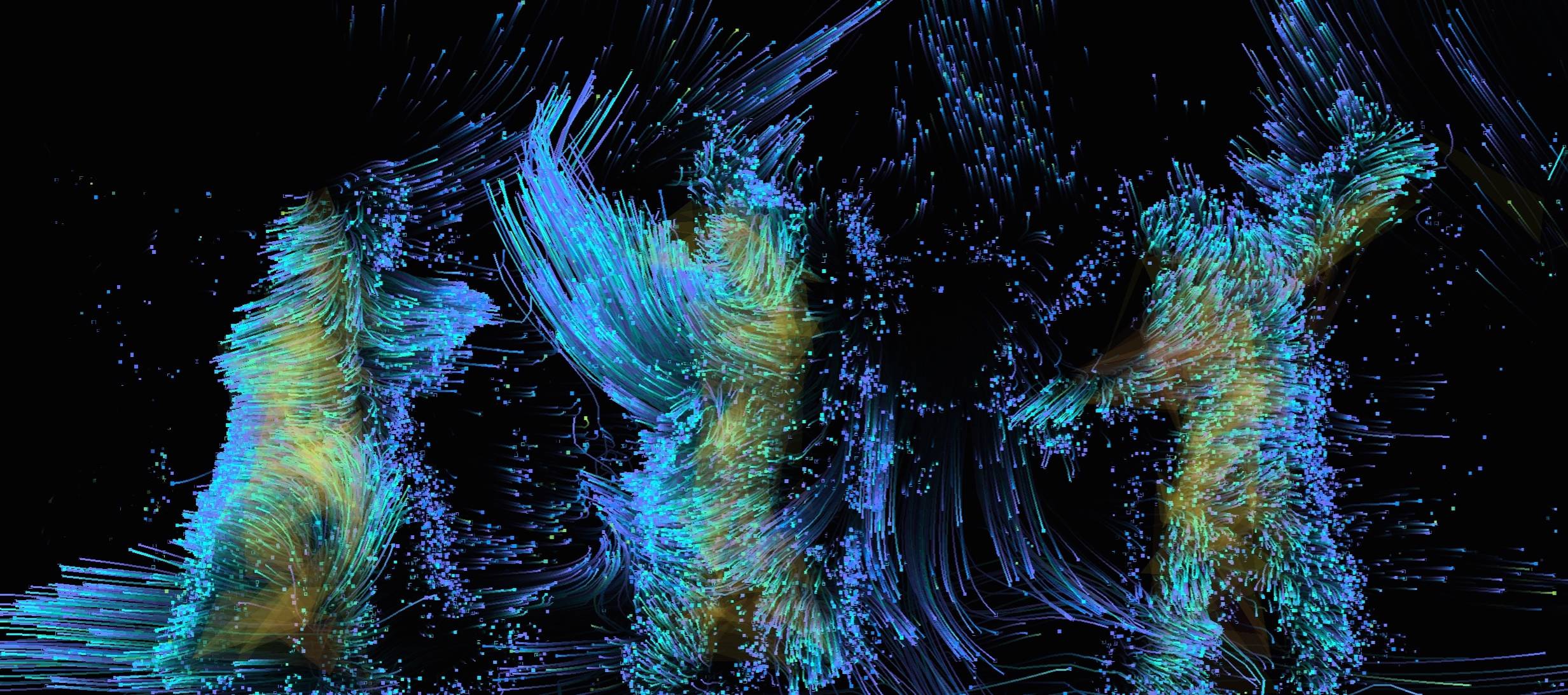Quantum Space, interactive video installation, 2015. Studio Kuflex (http://kuflex.com)