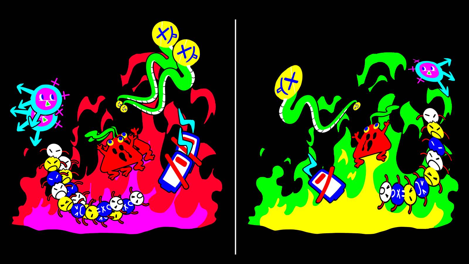 RGB火焰驱魔  RGB Flaming Exorcism 