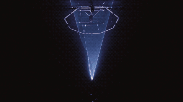 Espills, solid light sculpture