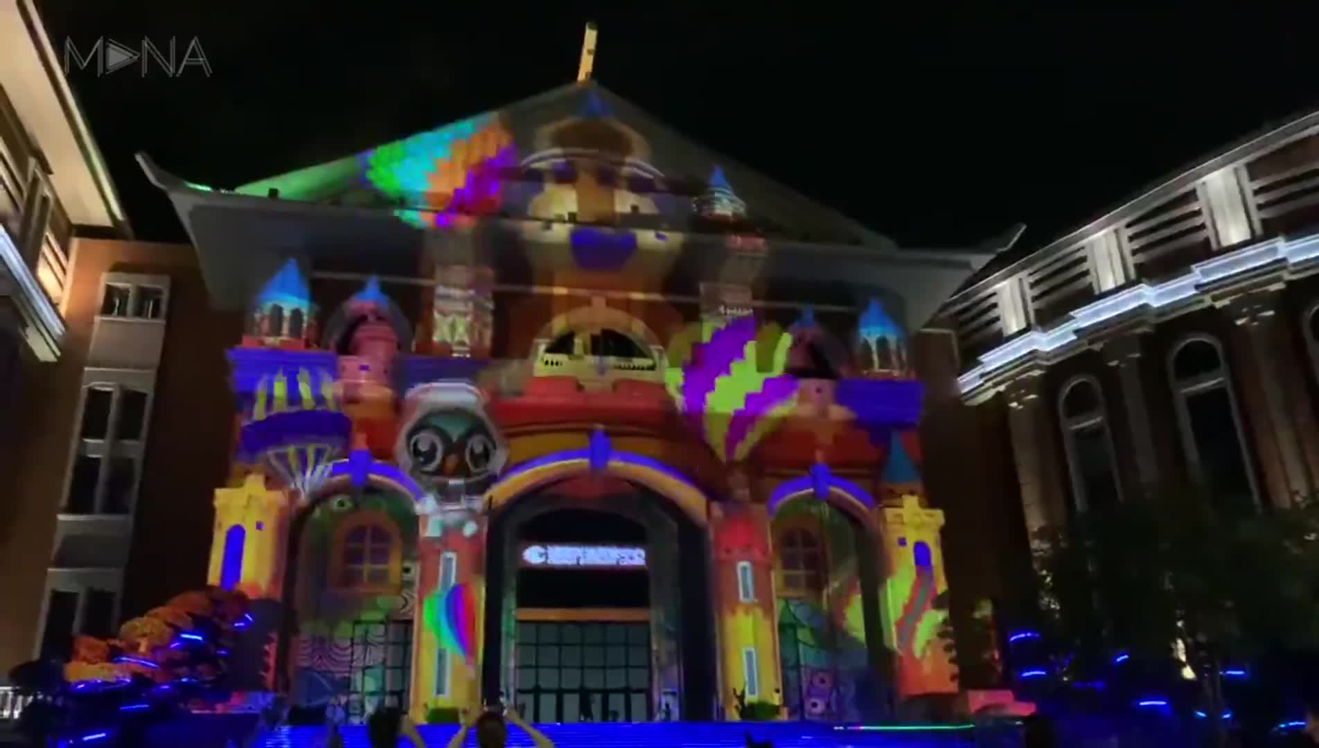 #厦门诚意科技馆#魔幻建筑太空探险 裸眼感受3D震撼效果
