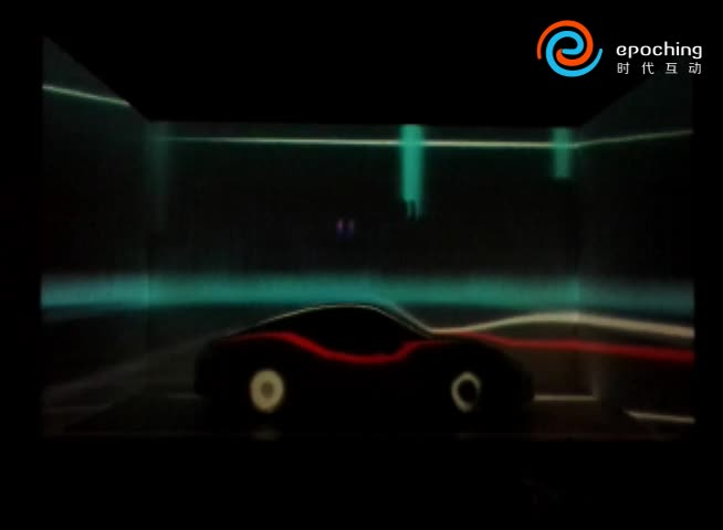保时捷911-车体3D投影