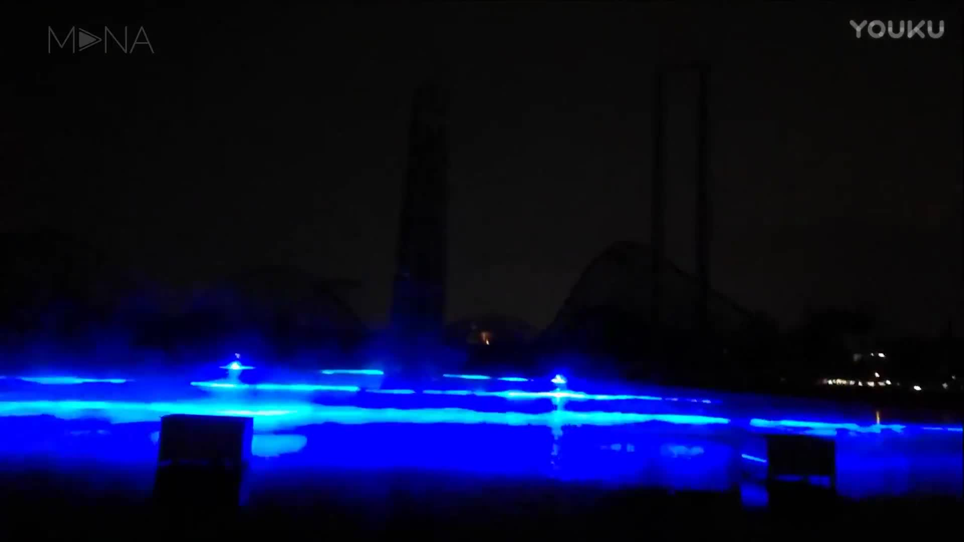 上海—《天幕水极》—2017上海欢乐谷大型夜景喷泉