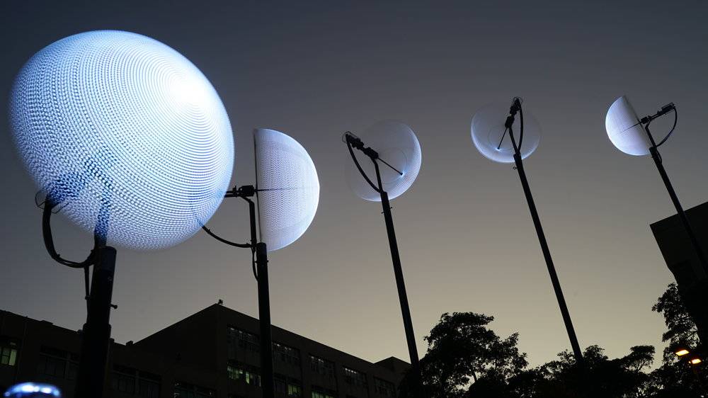 《#define Moon_ 》觀月計畫 9 rotating kinetic light installations