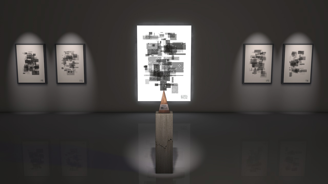 《A721-The Mapping  Life 》鲁迅美术学院 艺术与科技 当代艺术