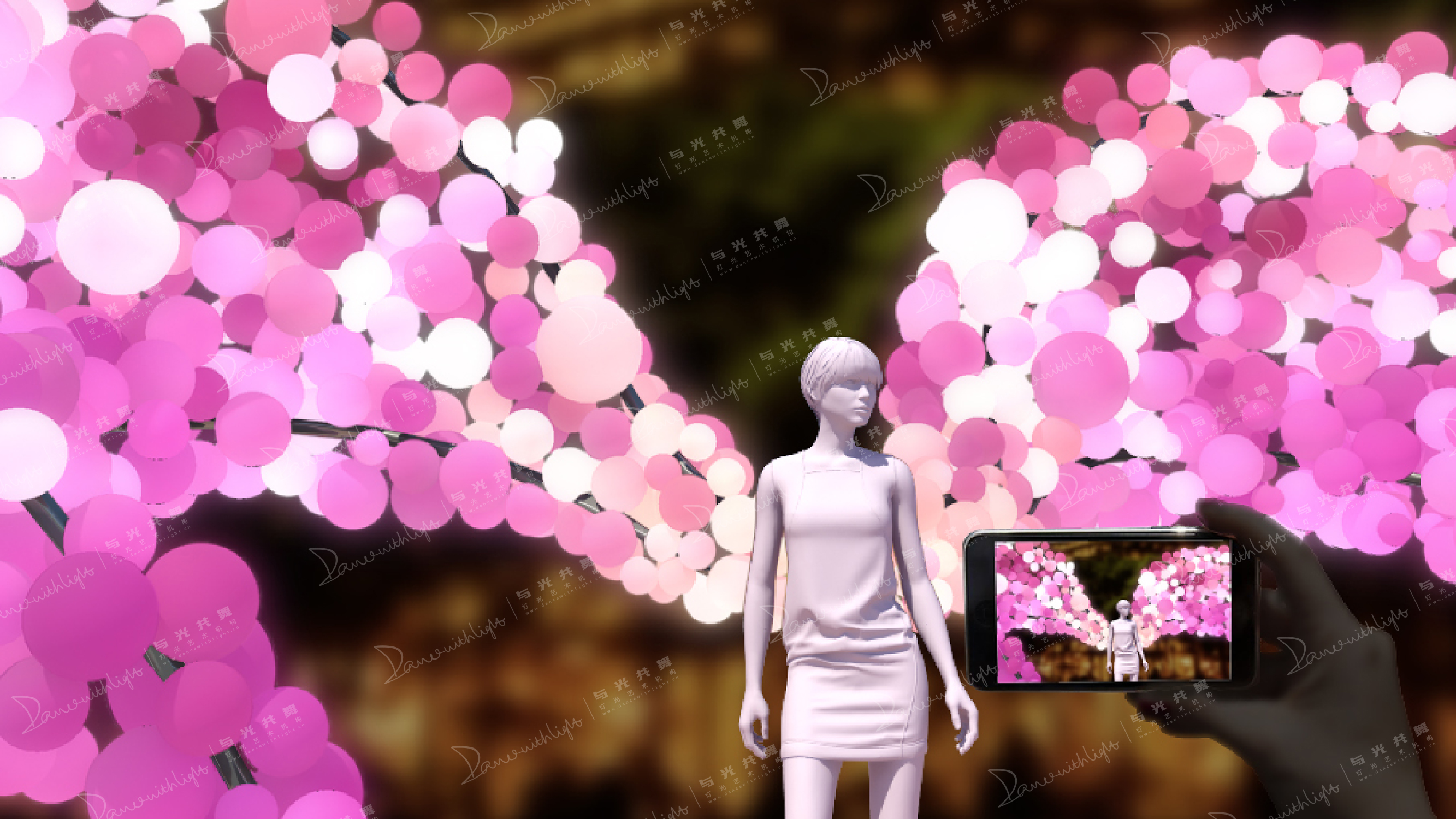 2019 Dancewithlight  Christmas & New Year  theme art installation series  -「Luminosa」