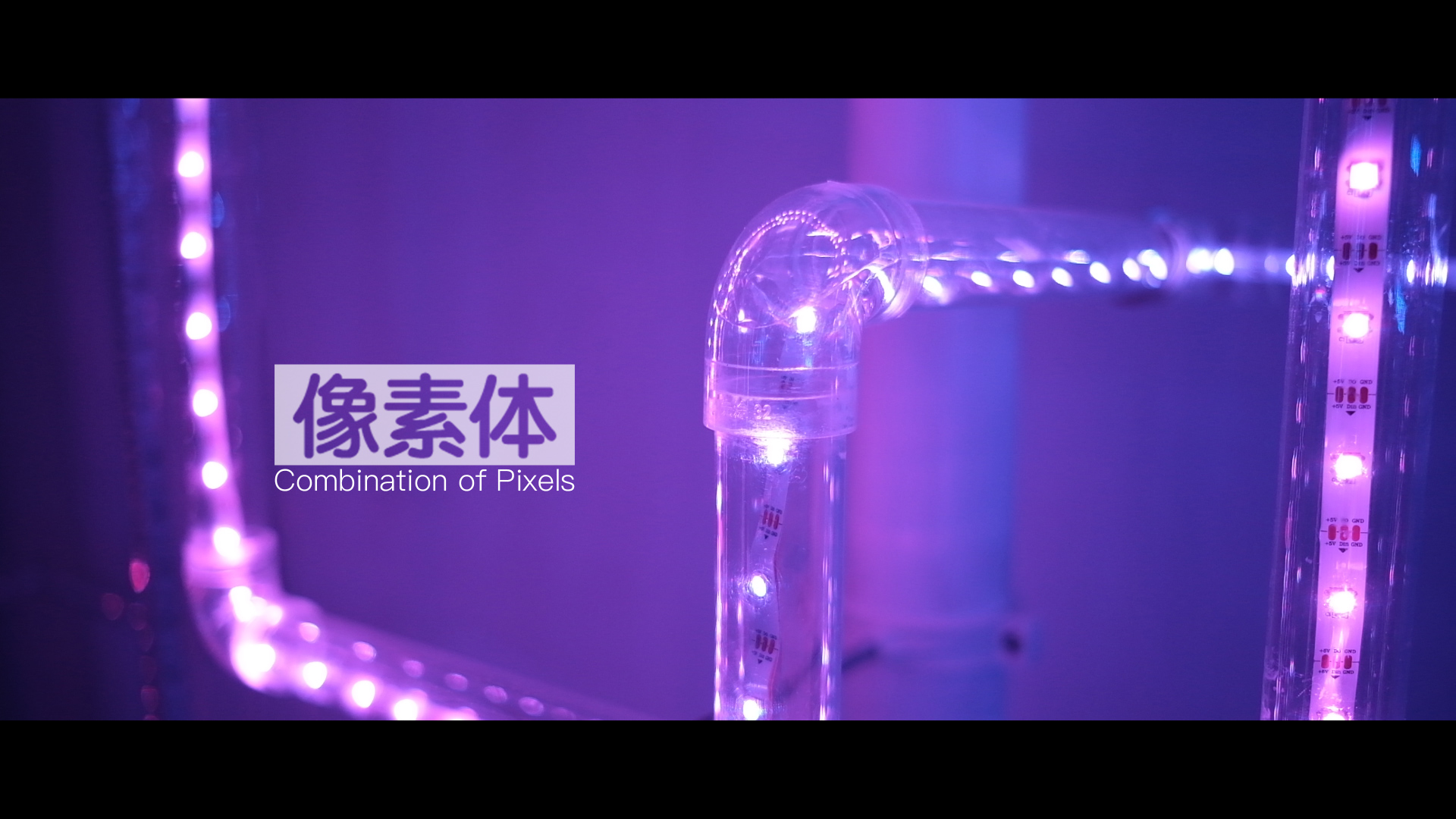 《像素体》交互装置作品