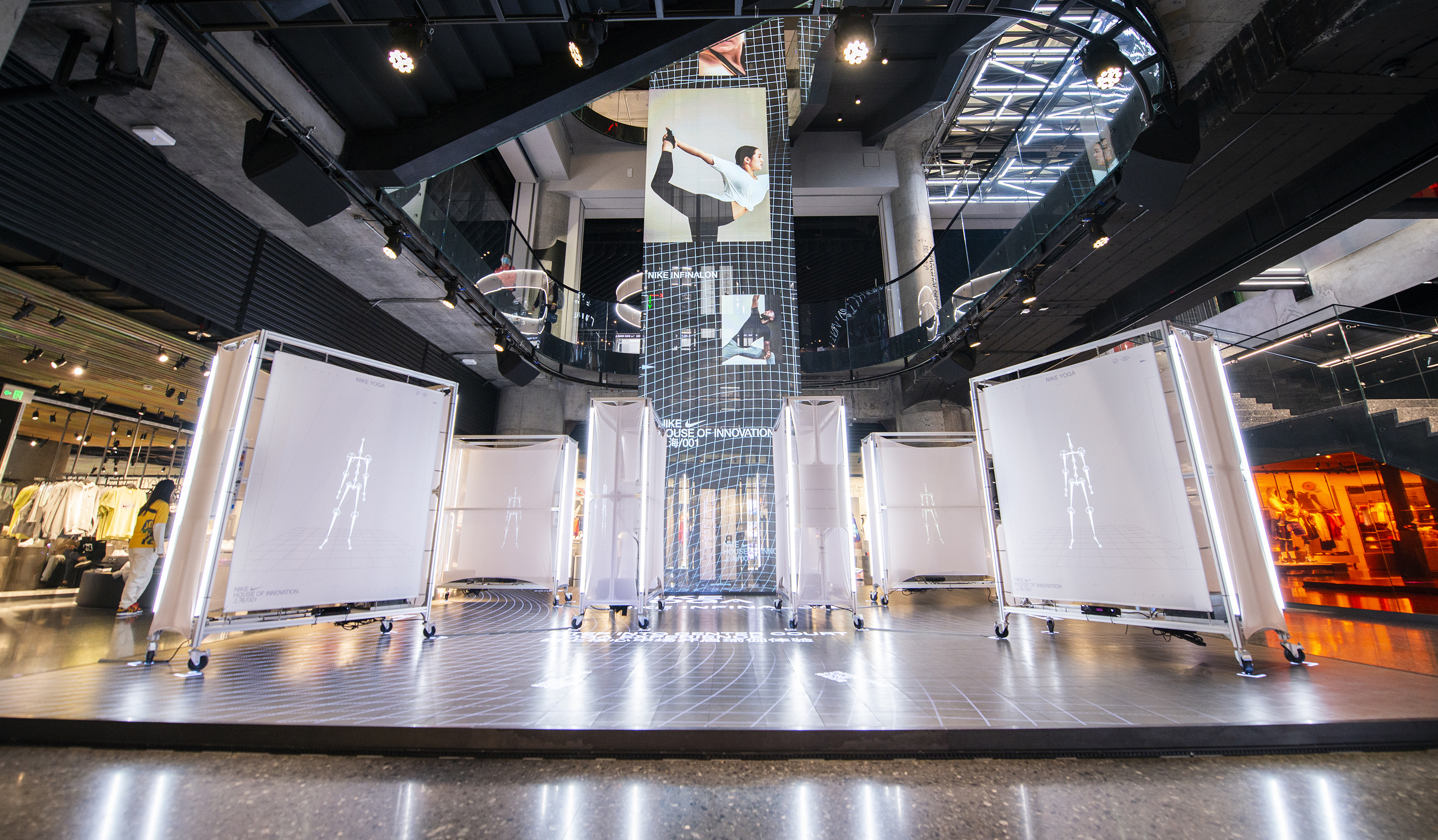 NIKE YOGA Interactive Installation