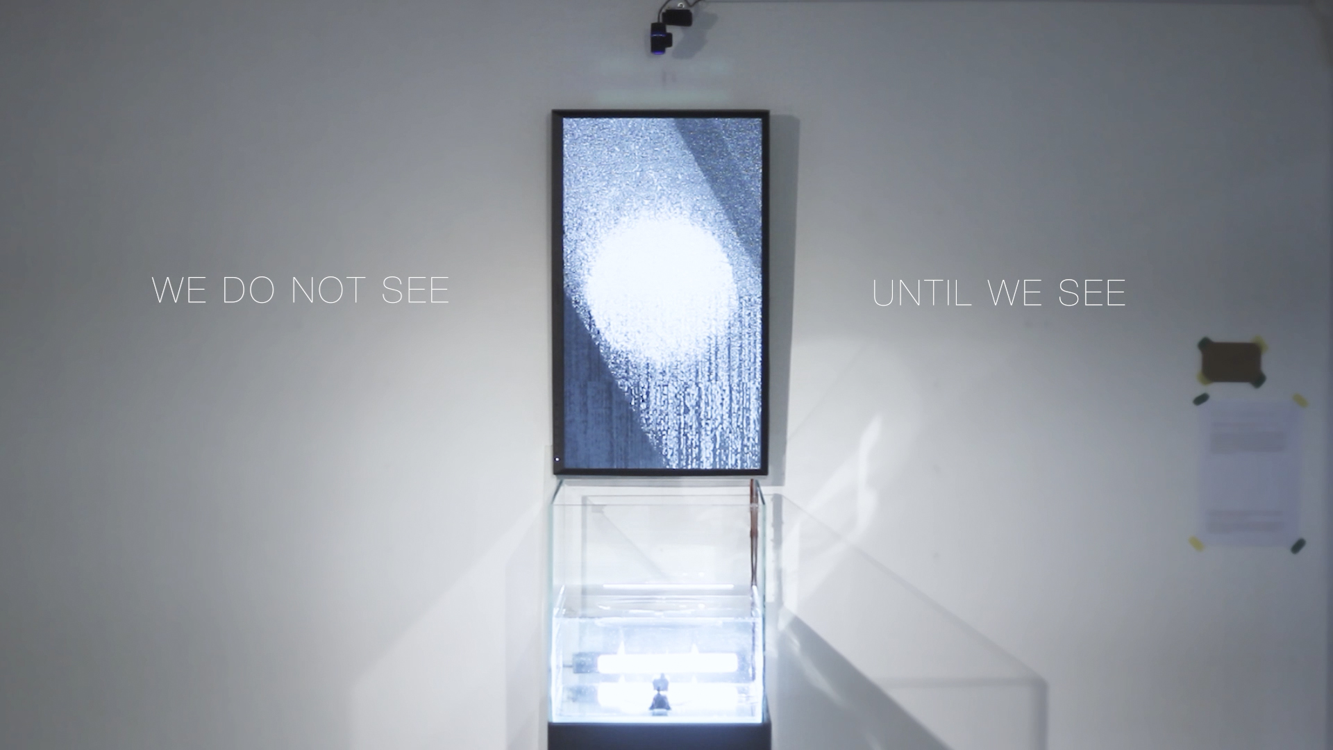 装置作品 - We do not See Until We See 不见不现不明