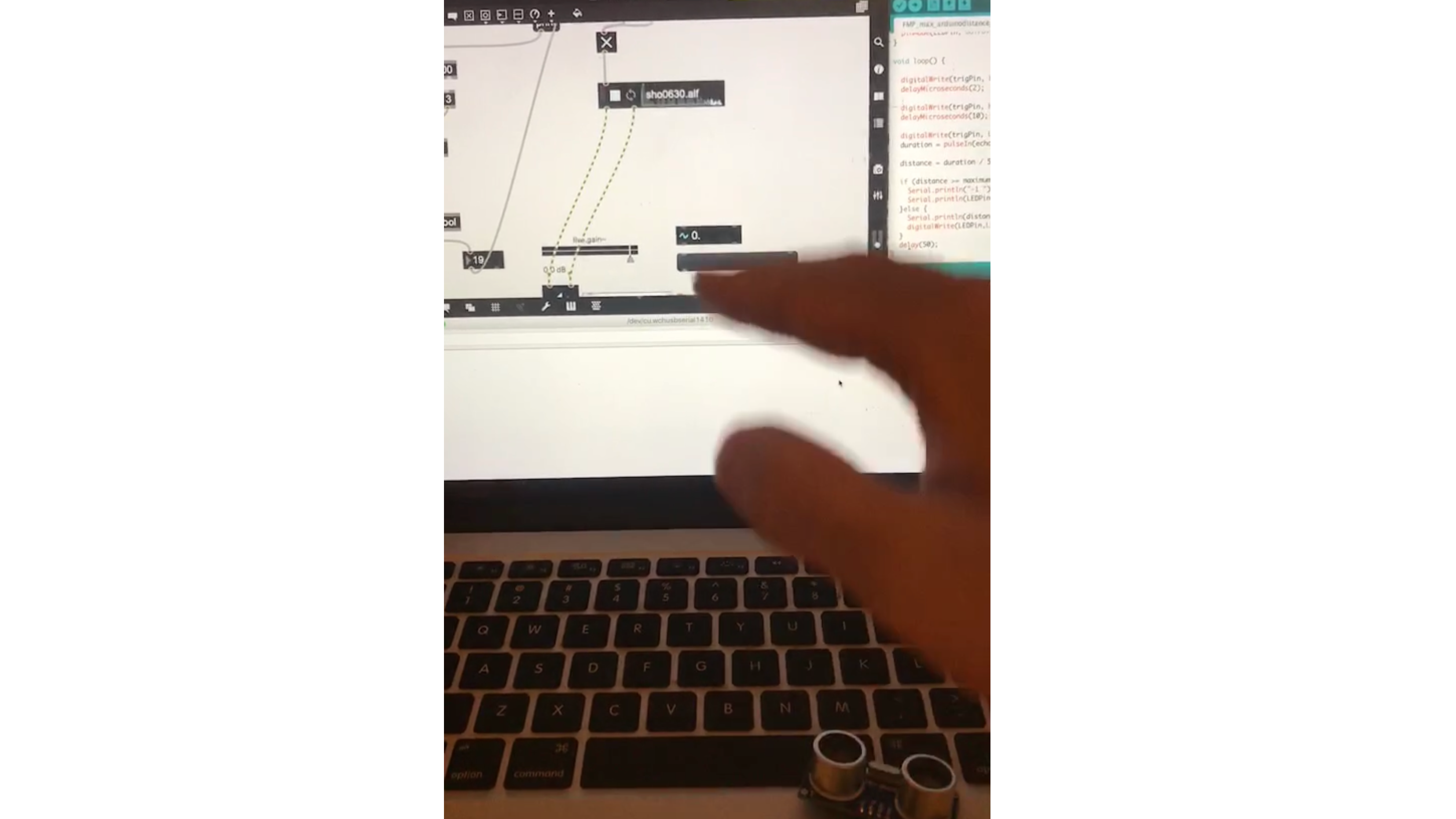 Serial Arduino to Data Stream Max Msp