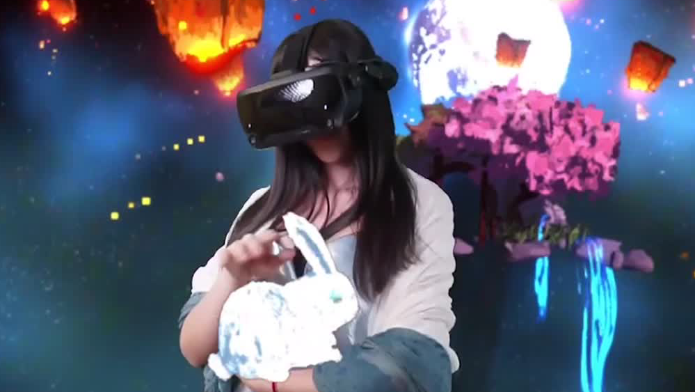 毛思懿VR绘画作品 2020国庆中秋双节快乐