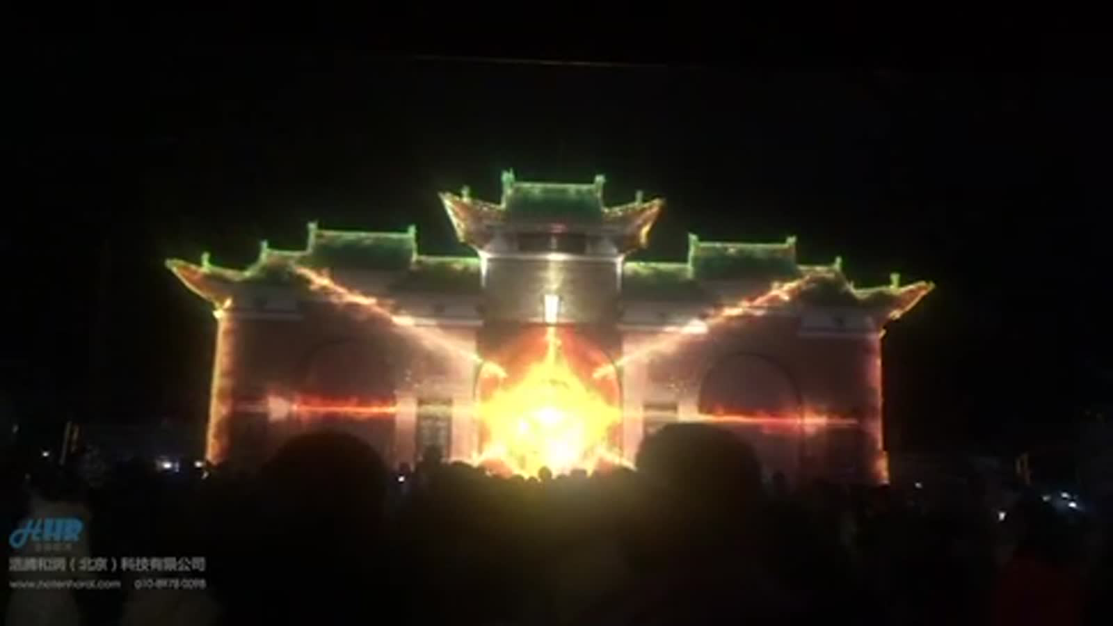 3dmapping户外建筑光影秀集锦