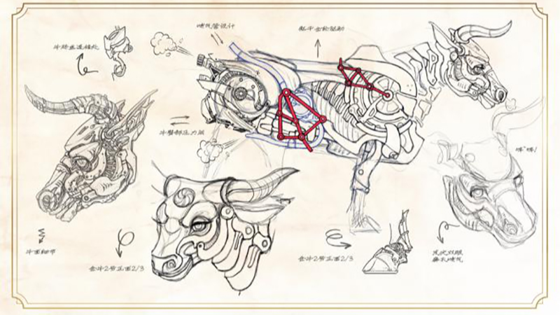 Moo~The most awesome mechanical puppet i