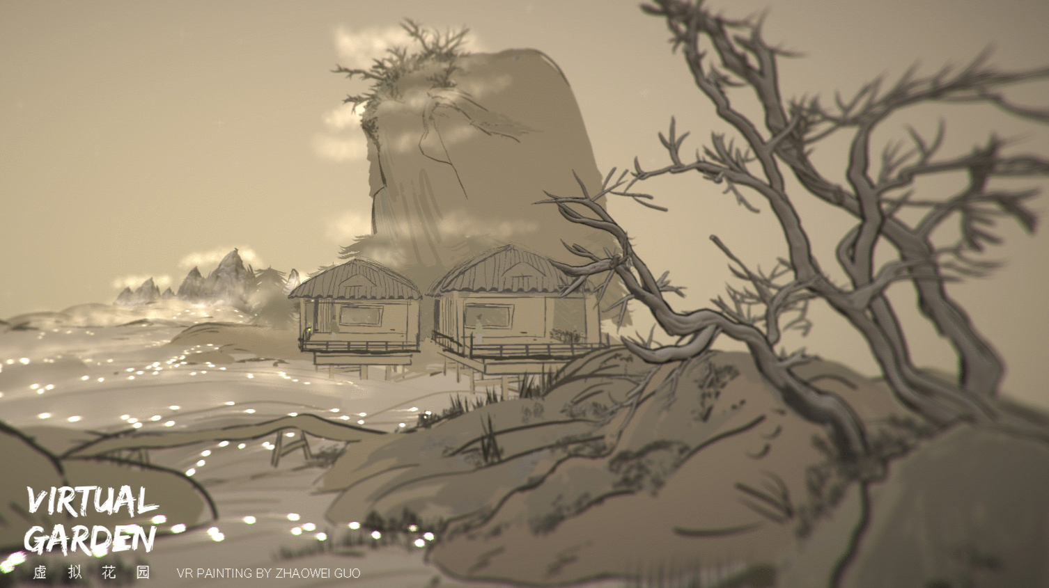 VR Virtual Painting—Twilight