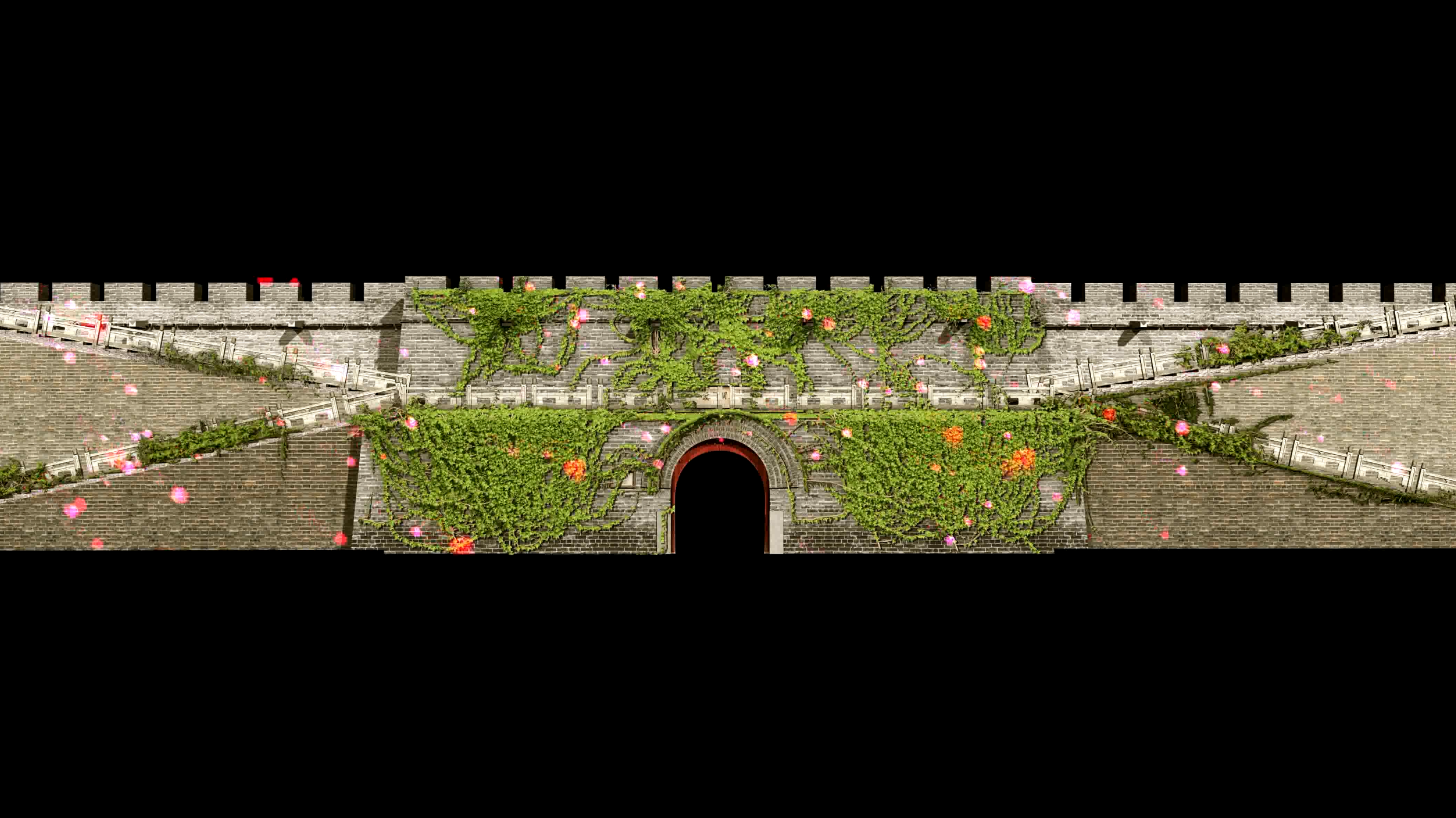 正定古城墙 3D Mapping 片源制作