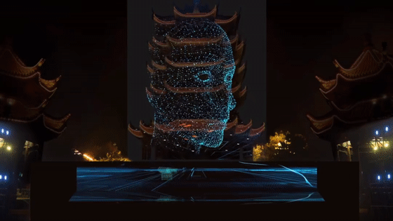 黄鹤楼光影秀