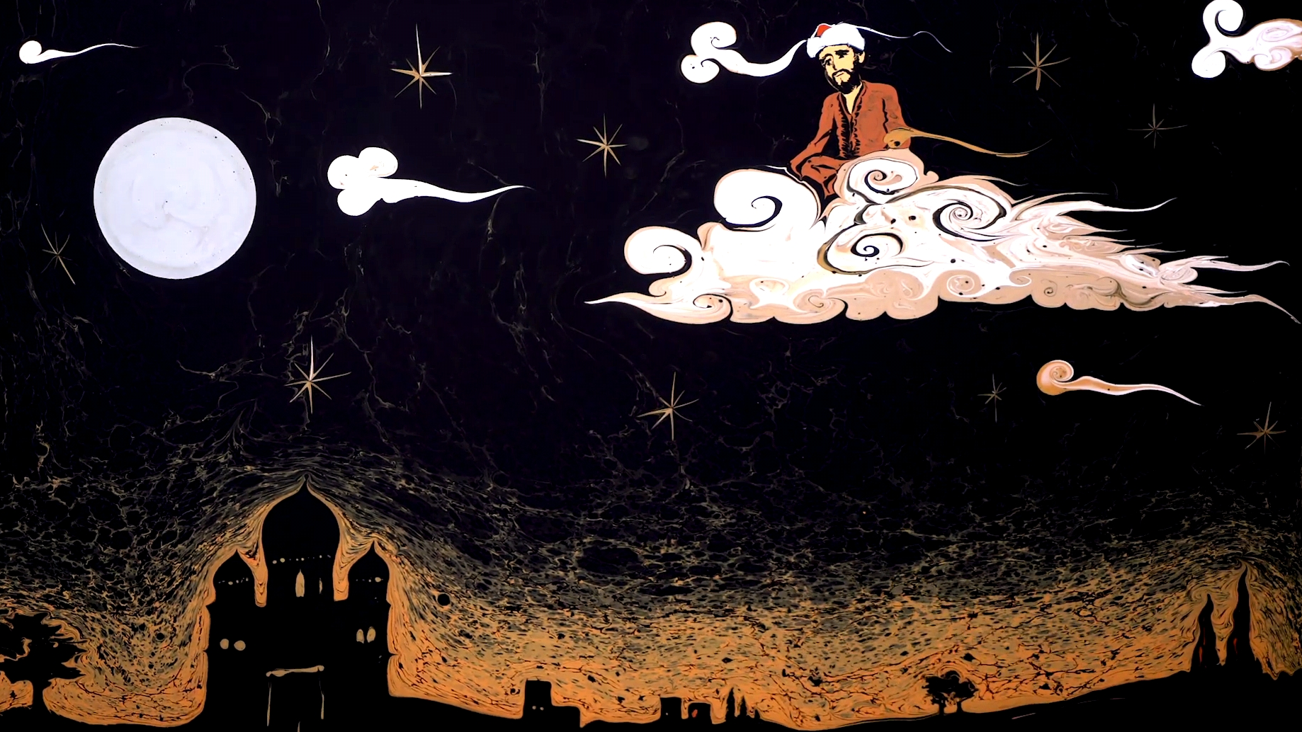 Rumi Stories & Marbling Art & Mercan Dede