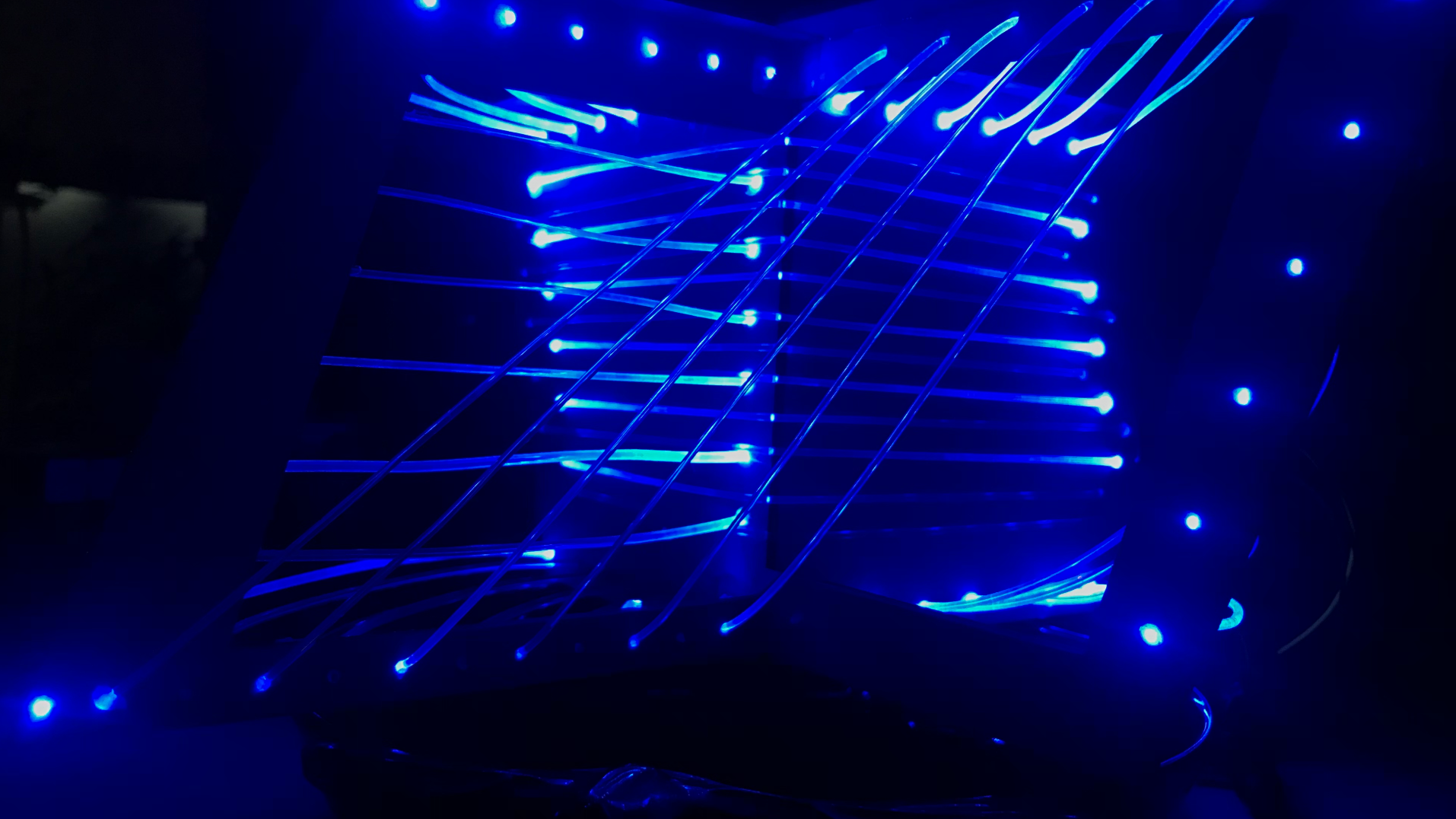 "Thread& Form" lighting installation -- creative programming