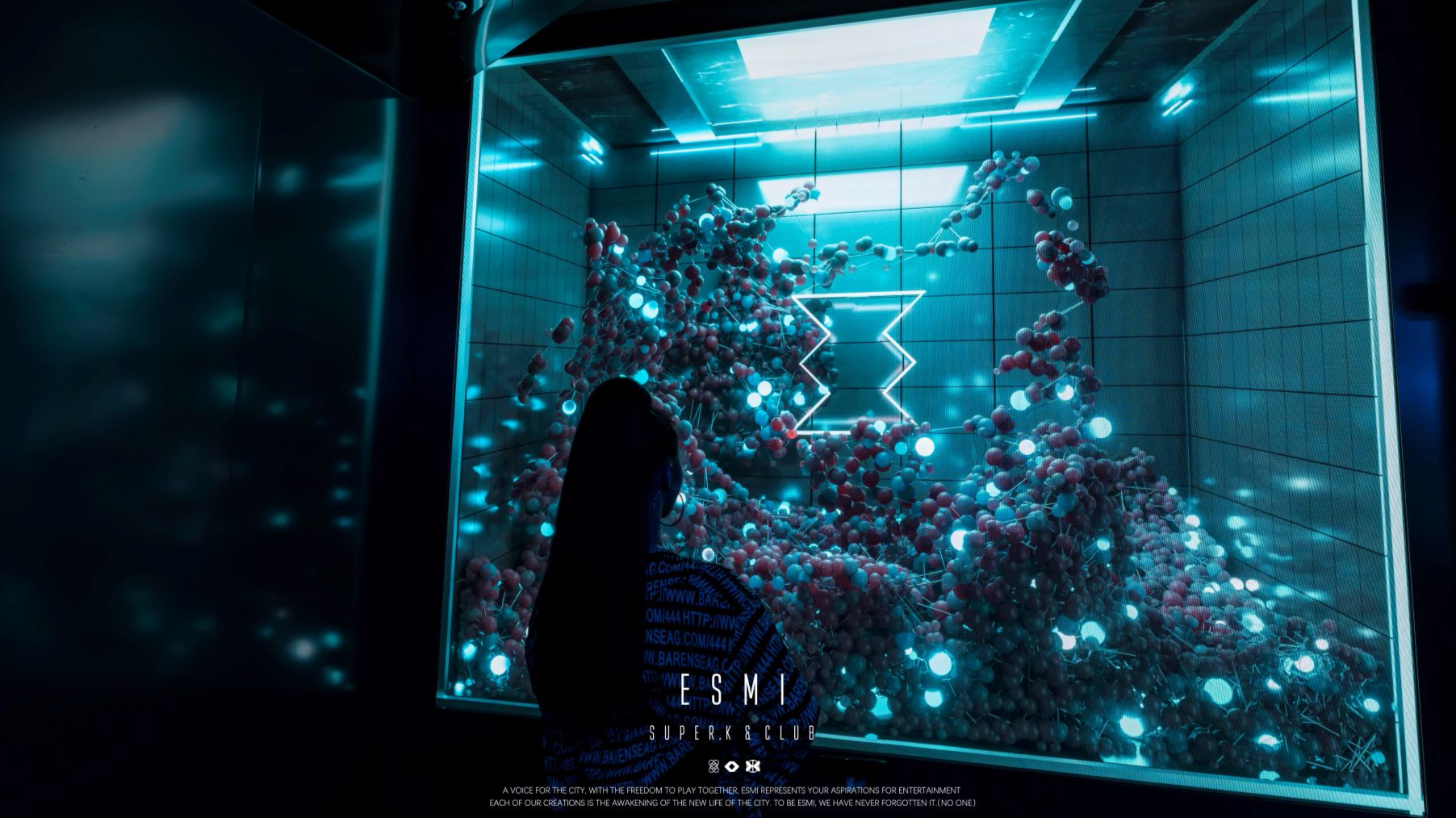 Esmi bar (Wuhan) surreal experience interactive digital space