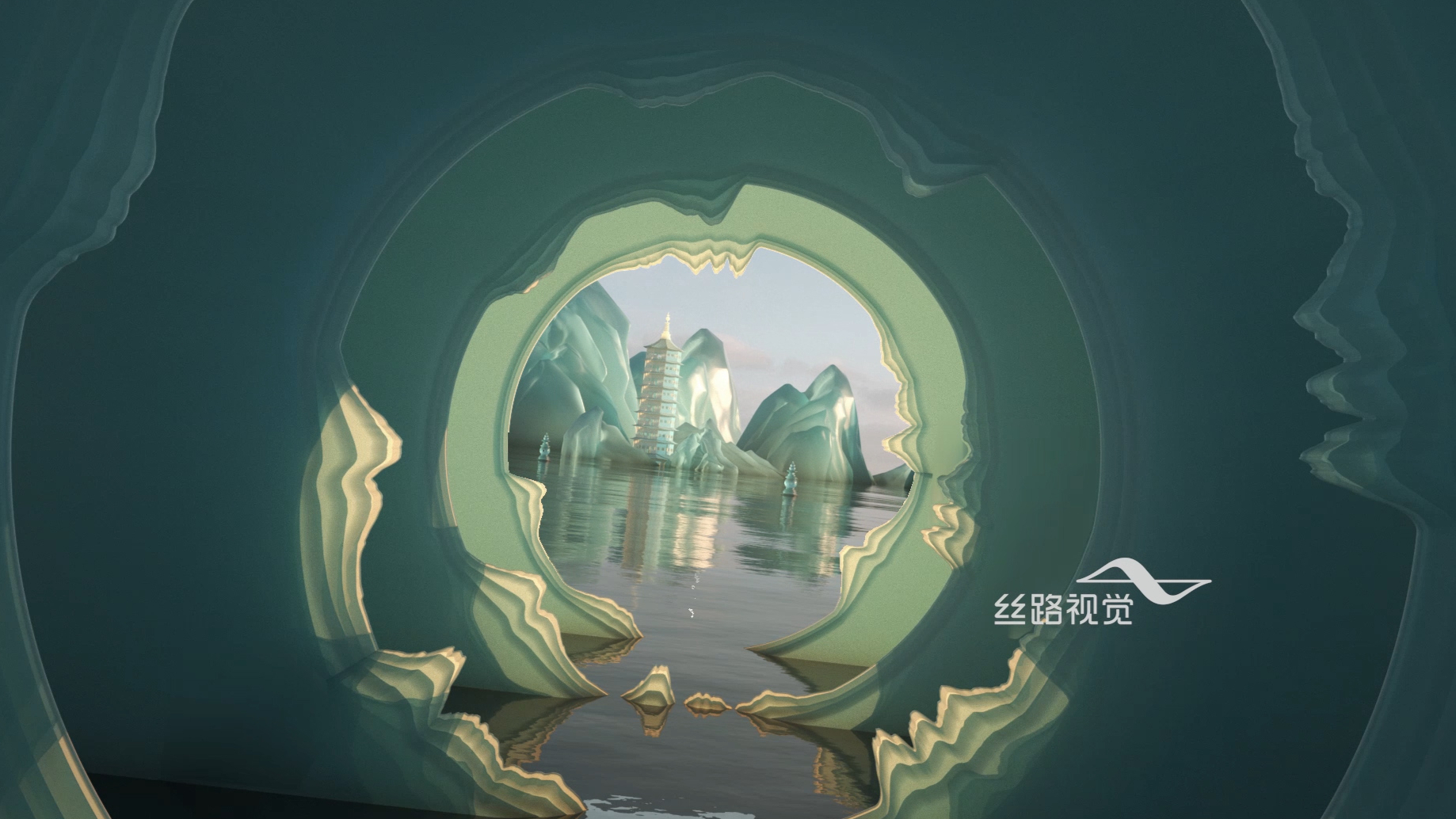 绿城·凤栖鹭鸣：但见雨过天青云破处有大境