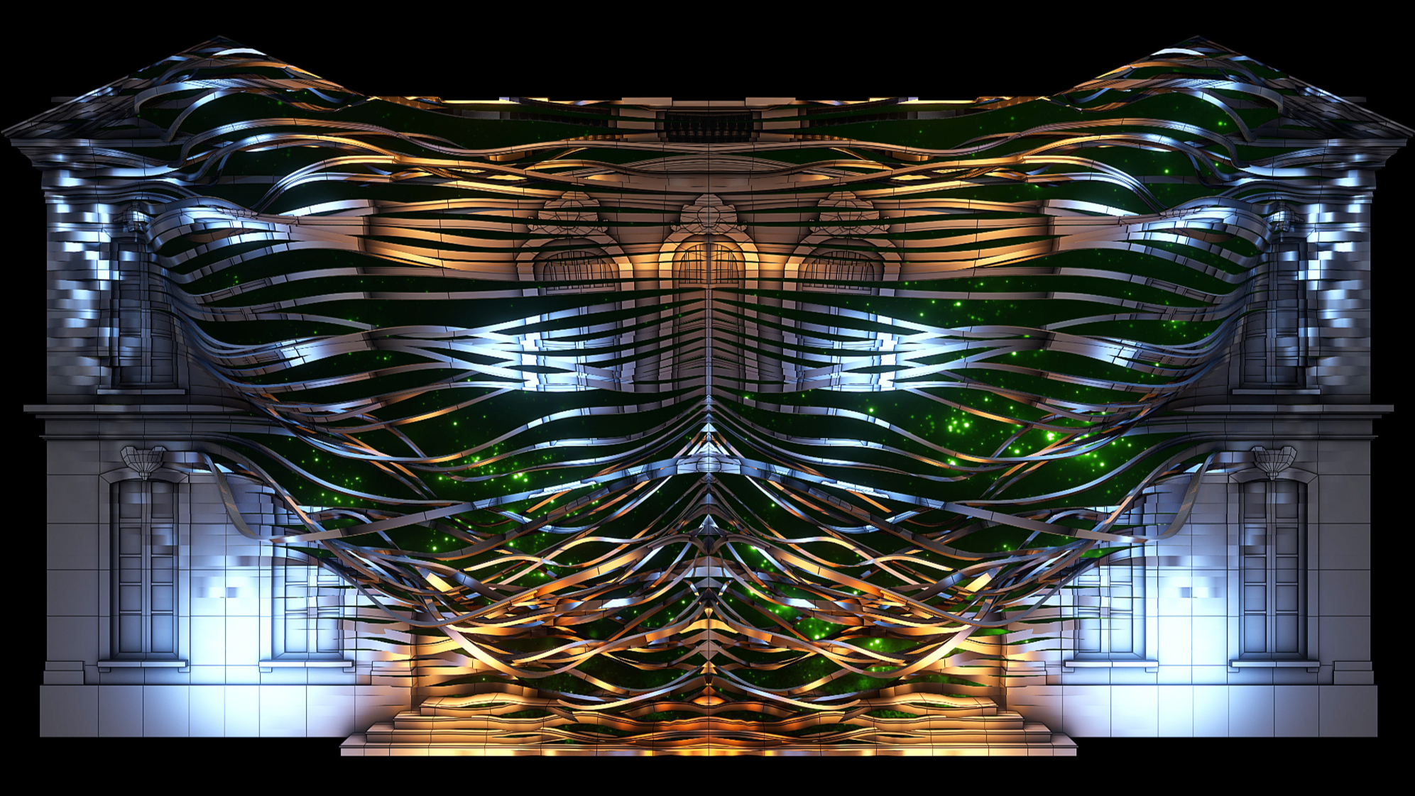 Antaless Visual Design Video Projection Mapping "DATAESTHETIC"