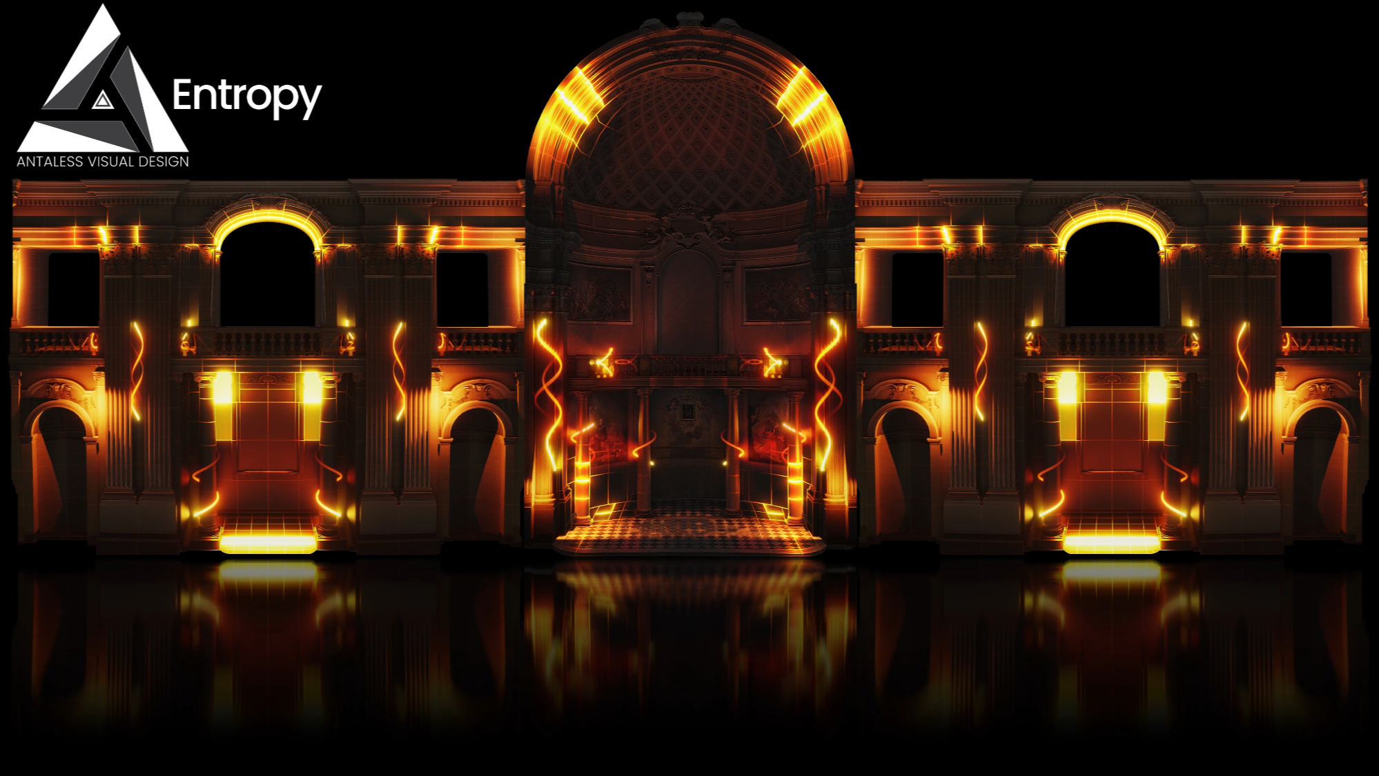 Antaless Visual Design Video Projection Mapping "ENTROPY"