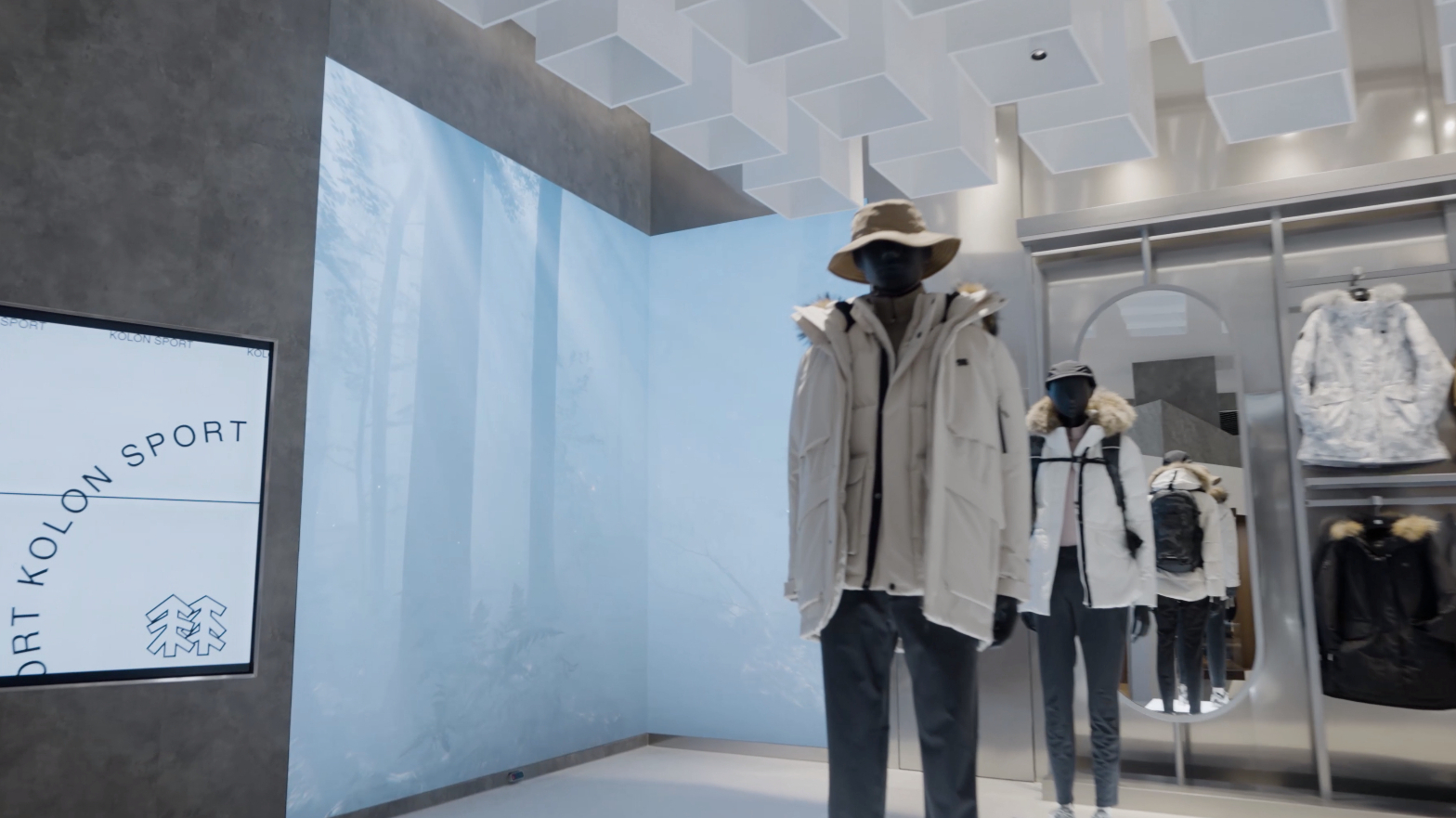 KOLON | 零售体验店互动大屏装置