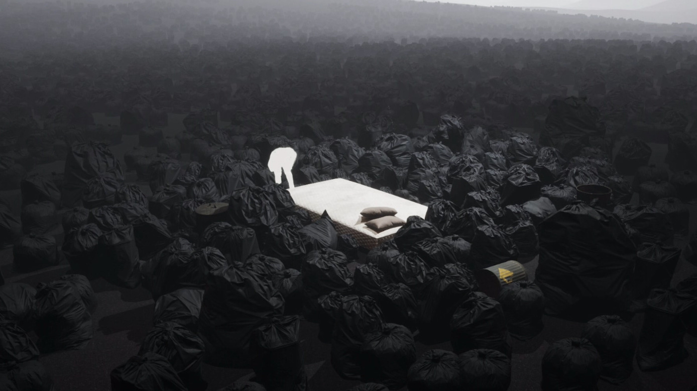 Experimental animated short film '24/7' made in Unreal 5