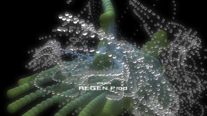 数字生成艺术 - AudioVisualArt - 《Rebirth》