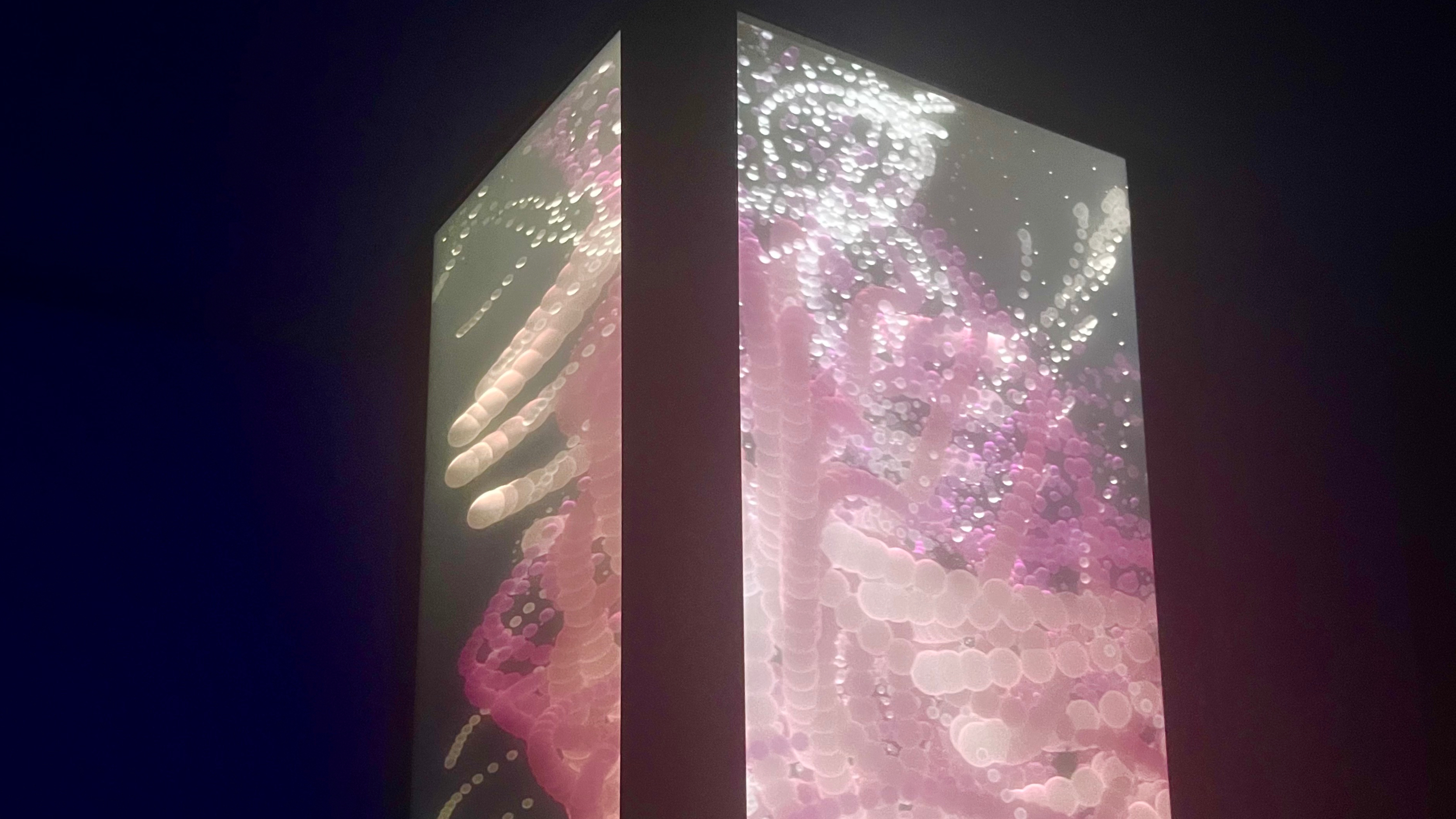  Holographic Glass-free 3D display & interaction installation --<In Reality>