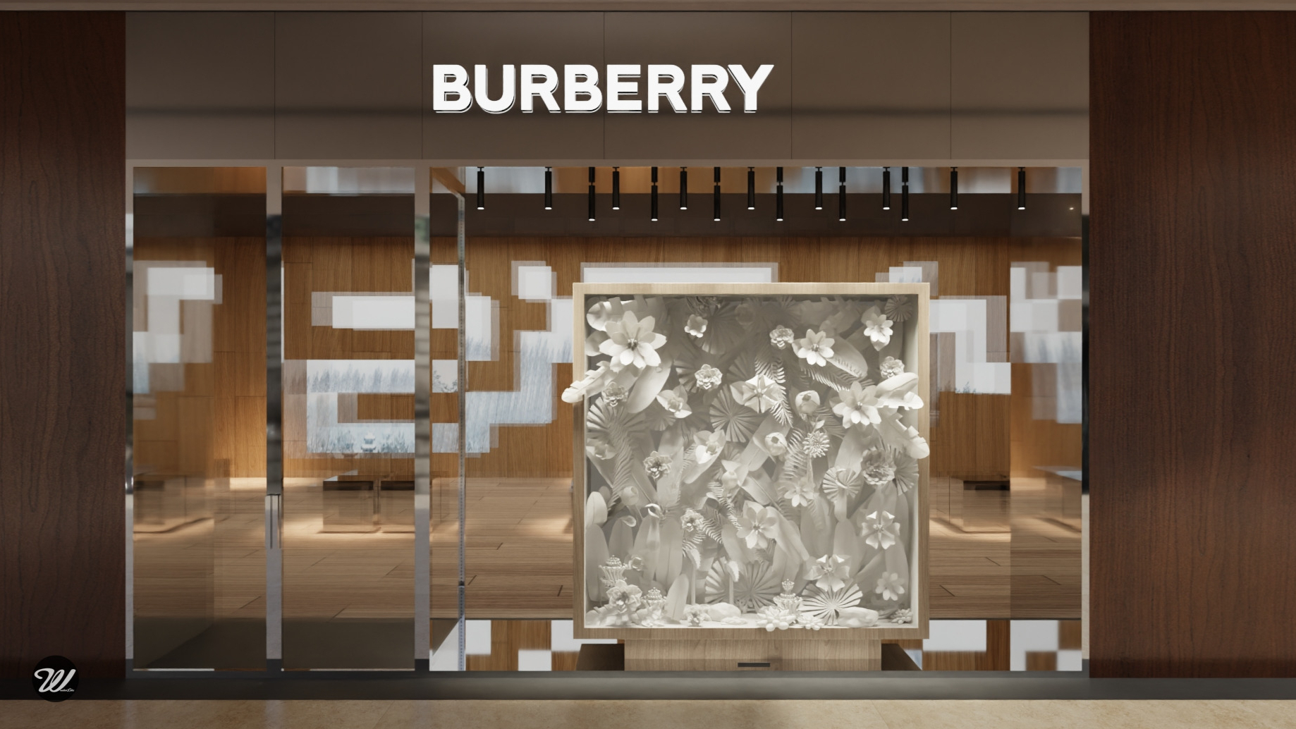 Burberry艺术橱窗新体验