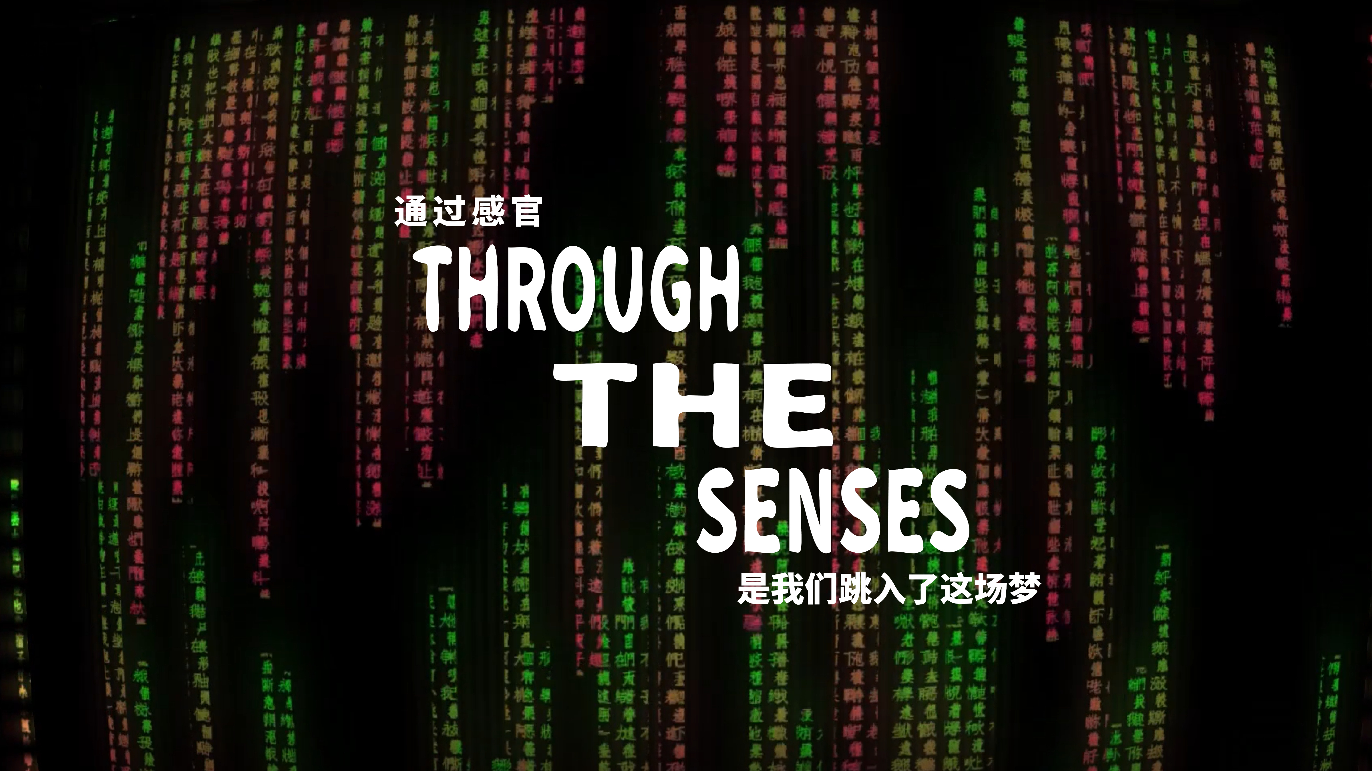 Through The Senses||We jumped into this dream