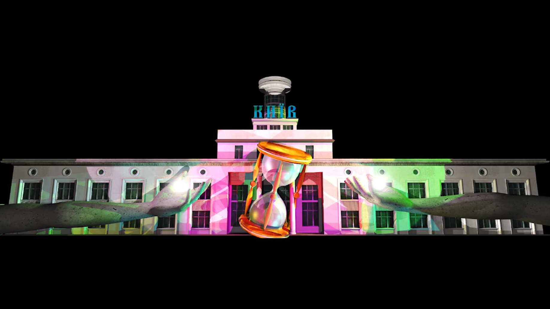 Videomapping dedicated to Kiev city