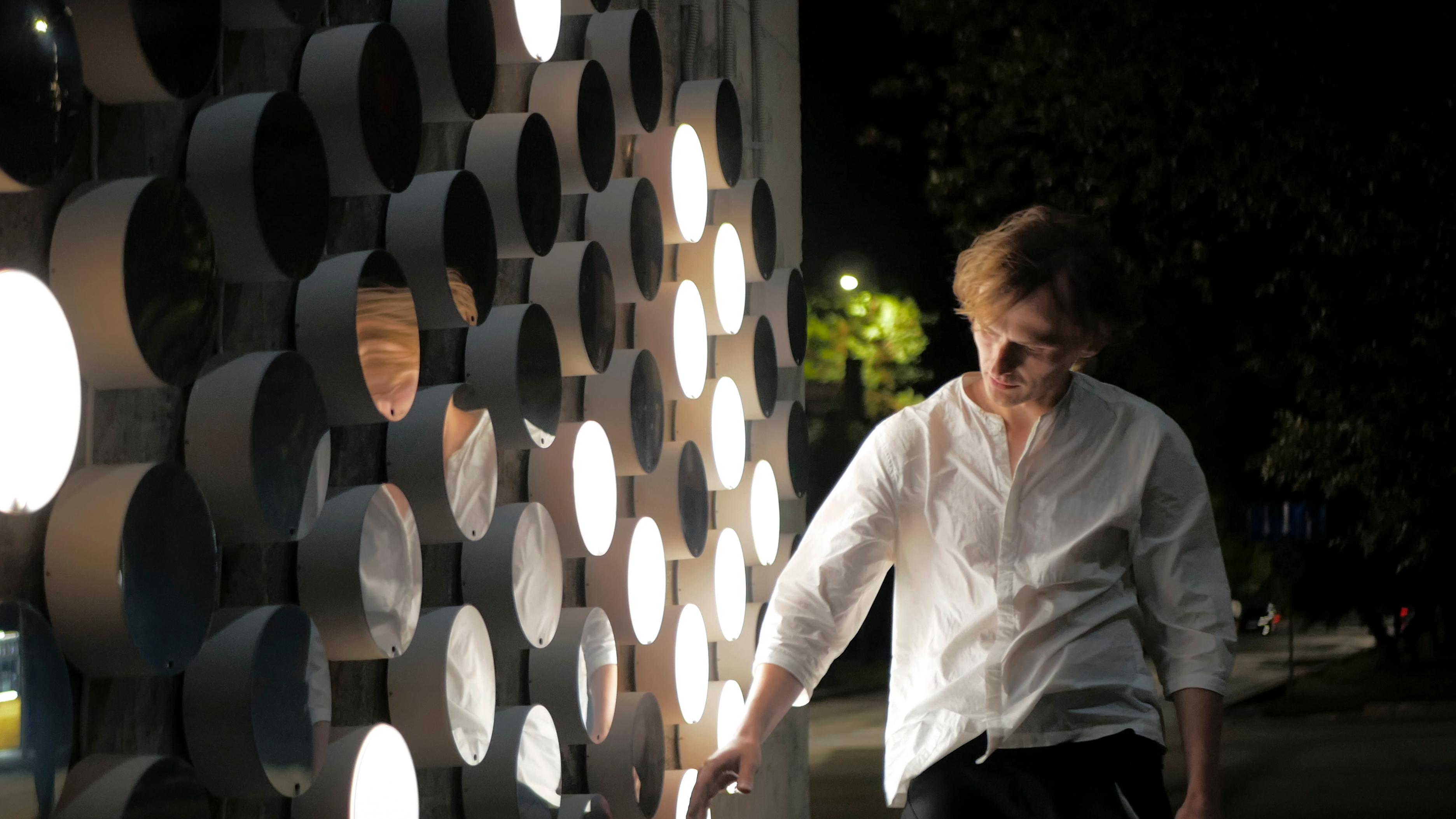 "I am the Sun" interactive light installation by VOLNA