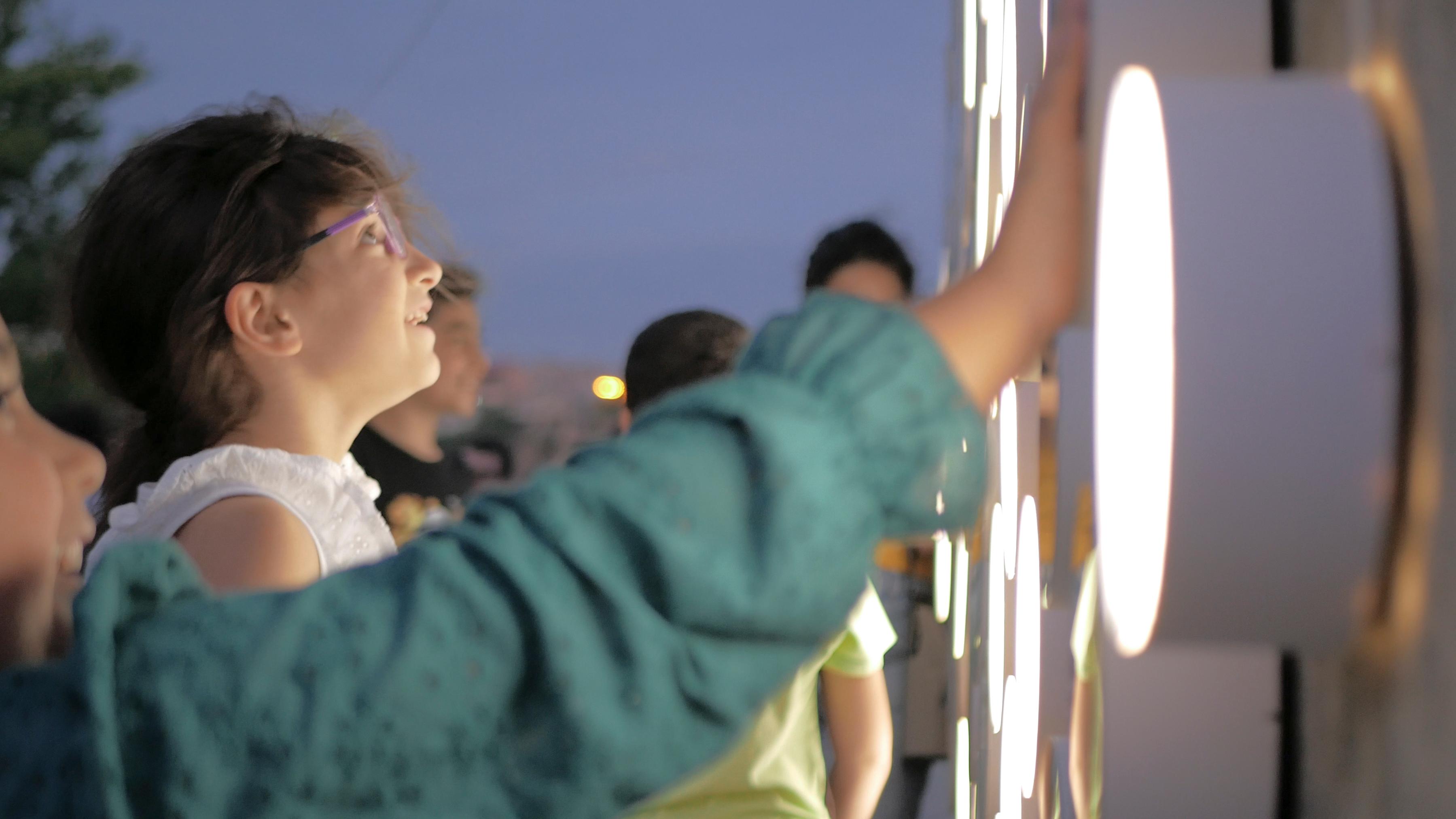 "I am the Sun" interactive light installation by VOLNA