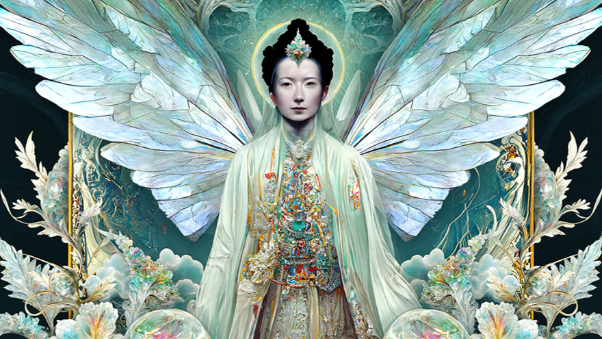 巴洛克观音及其他人物插画合集