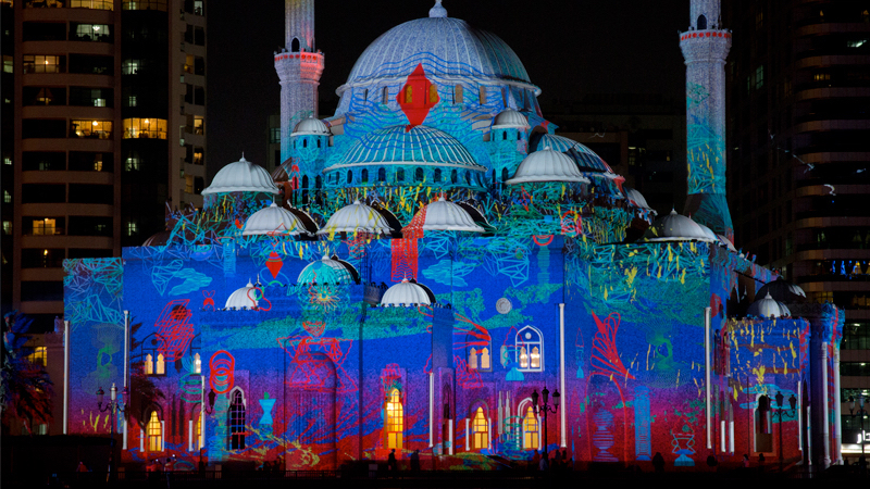 Living structures - Sharjah Light Festival
