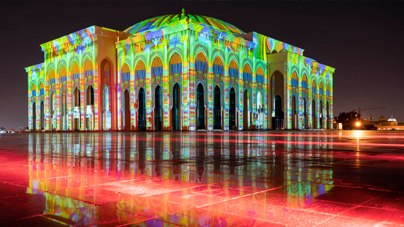 One Night More - Sharjah Light Festival - Architectural videomapping