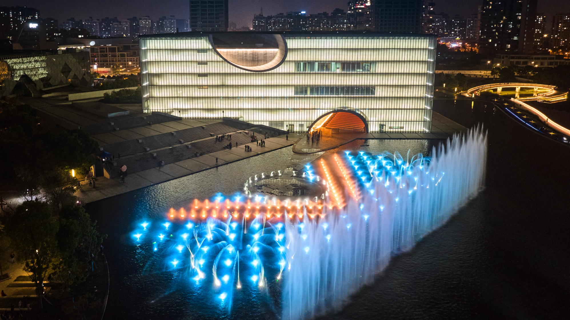 The Water Feature Theater at Shanghai Poly Grand Theater