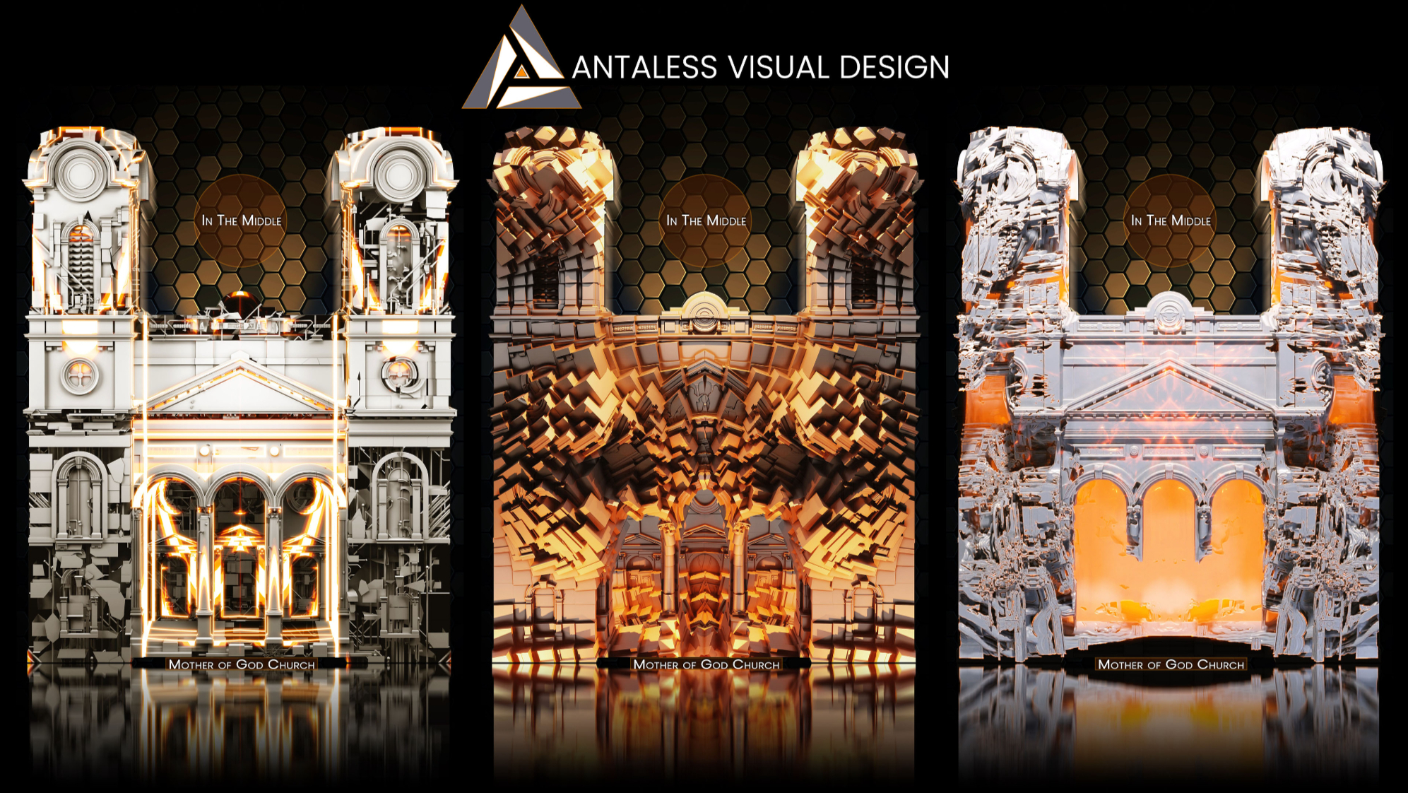 Antaless Visual Design Video Projection Mapping "IN THE MIDDLE"
