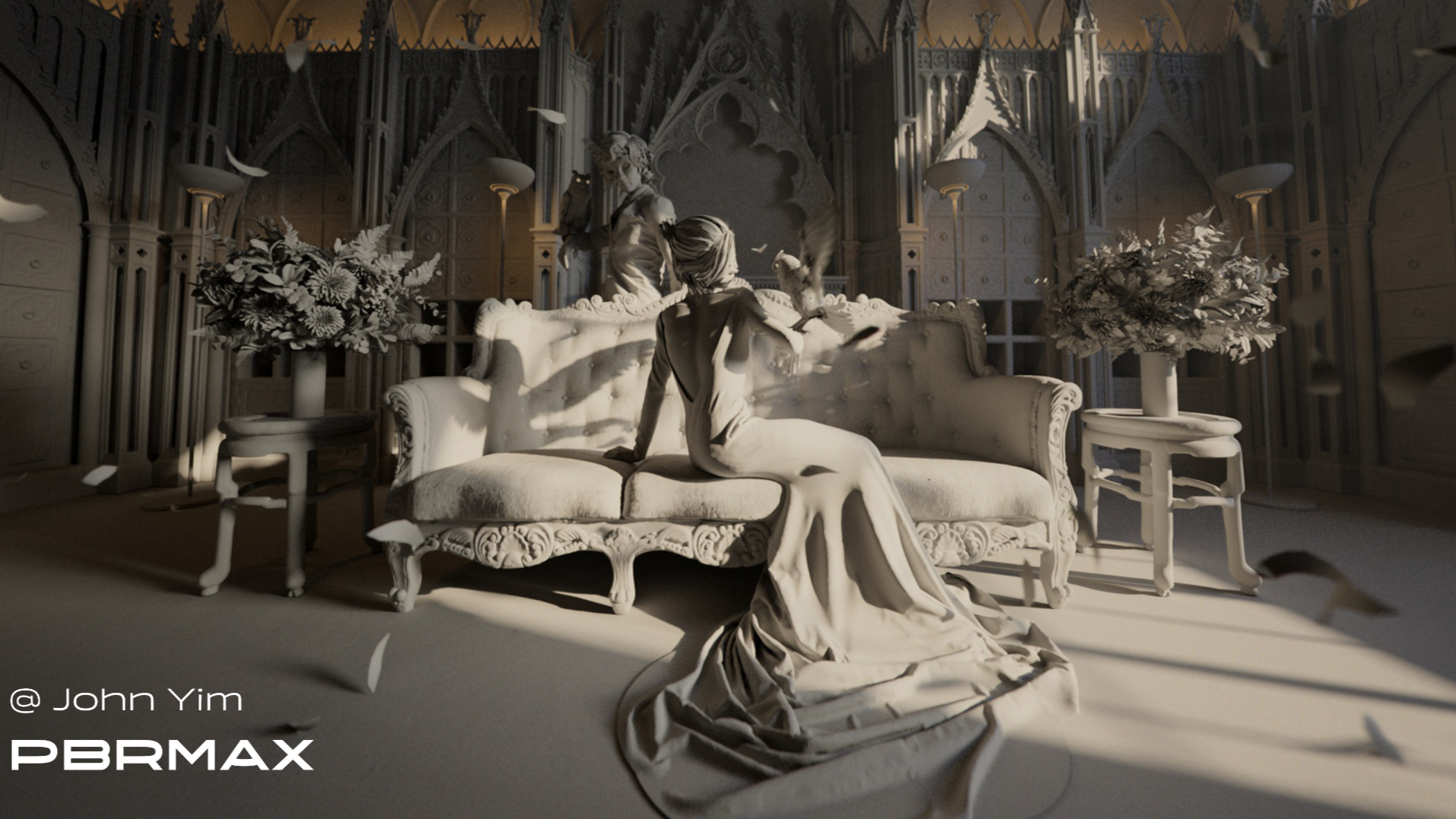 PBRMAX用户作品赏析丨守护者：CGI幻想丨C4D3D作品创作灵感 