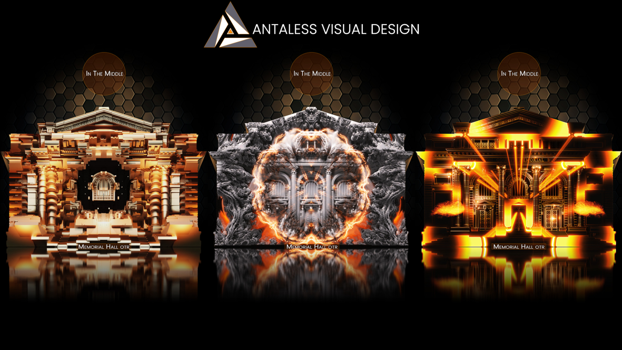 Antaless Visual Design Video Projection Mapping "IN THE MIDDLE MH"