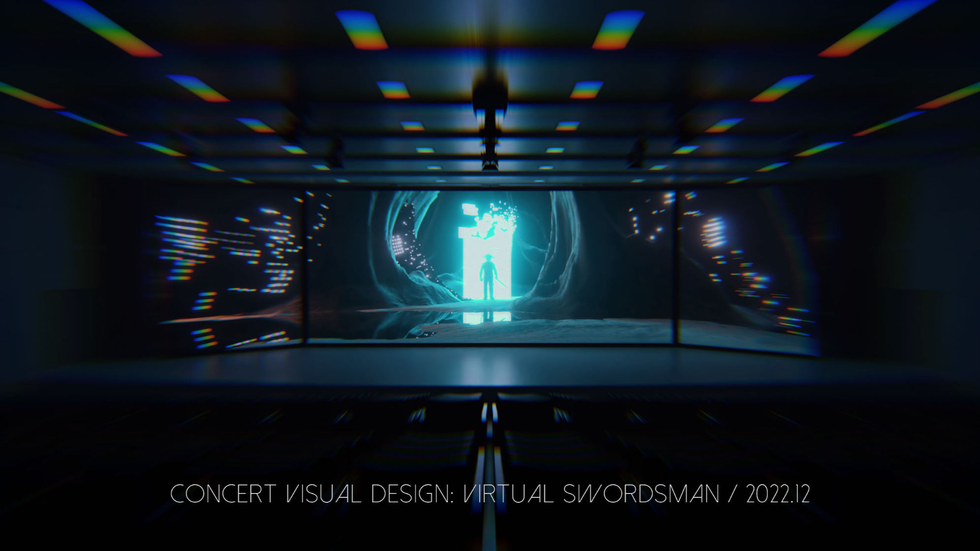 Concert Visual Design: Virtual Swordsman