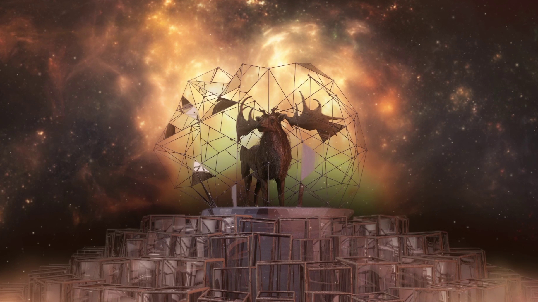 Geyikli Gece | The Deered Night - Animation Digital Sculpture