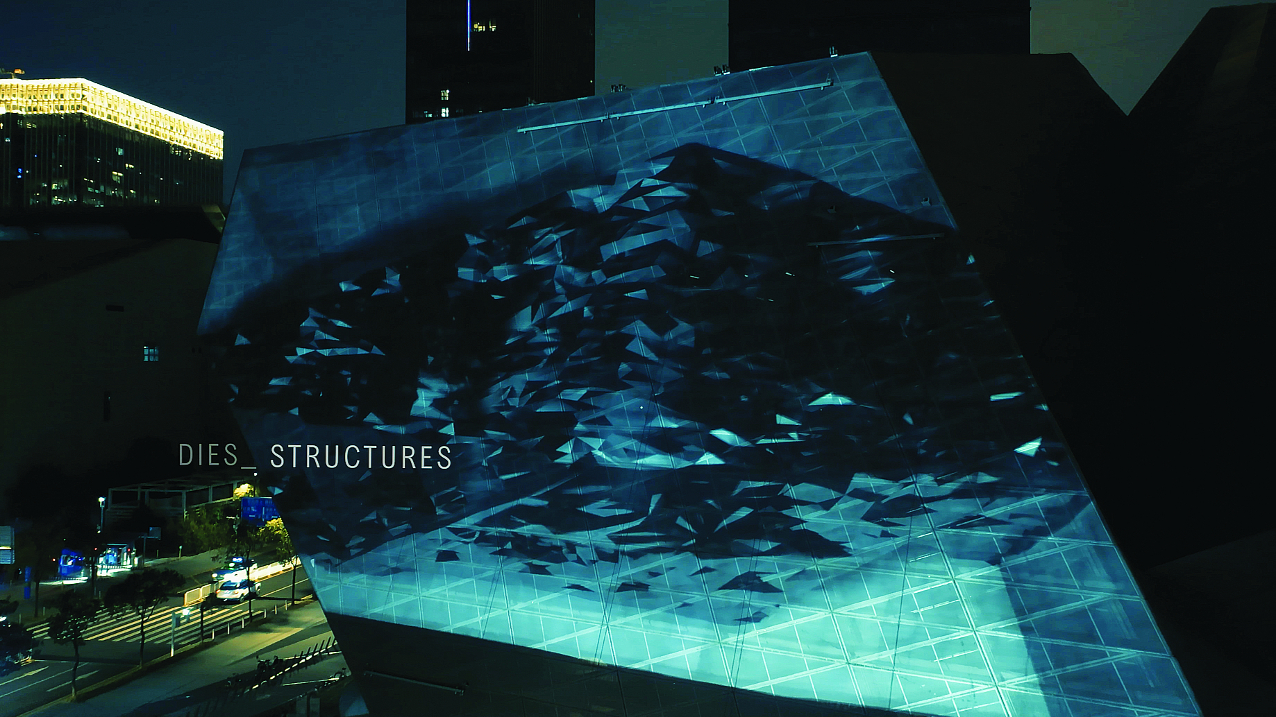 Dies_ Structures @ Glow Festival Shenzen 2022 - drone shooting