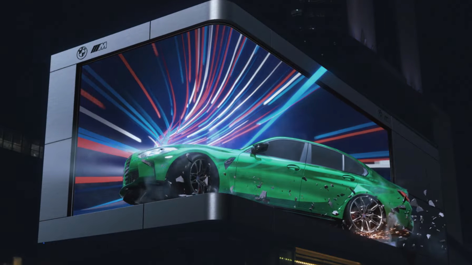 裸眼3D|宝马汽车50周年庆