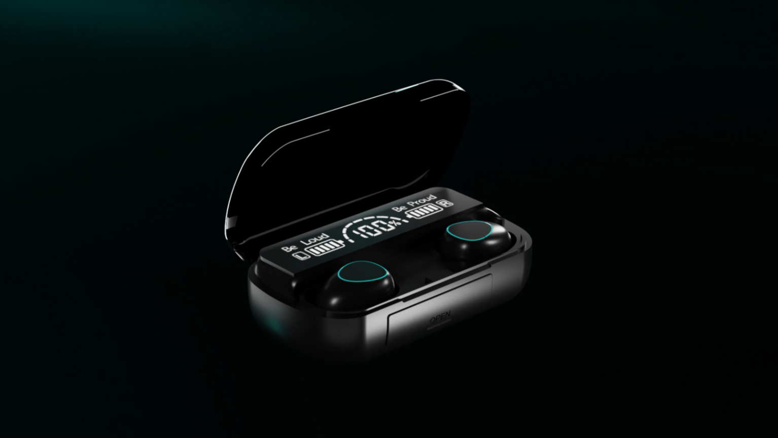 3D Motion design of m10 earbuds