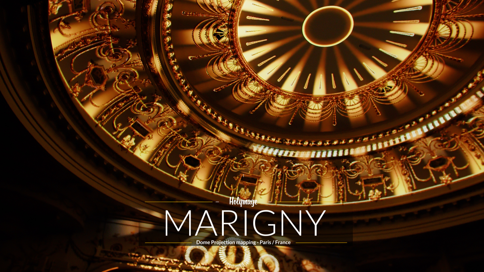 Marigny - Dome Projection Mapping