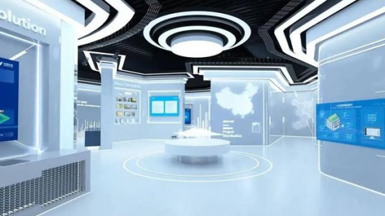 企业展厅产品展示区域