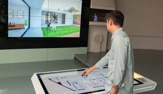 互动桌3D漫游功能展示
