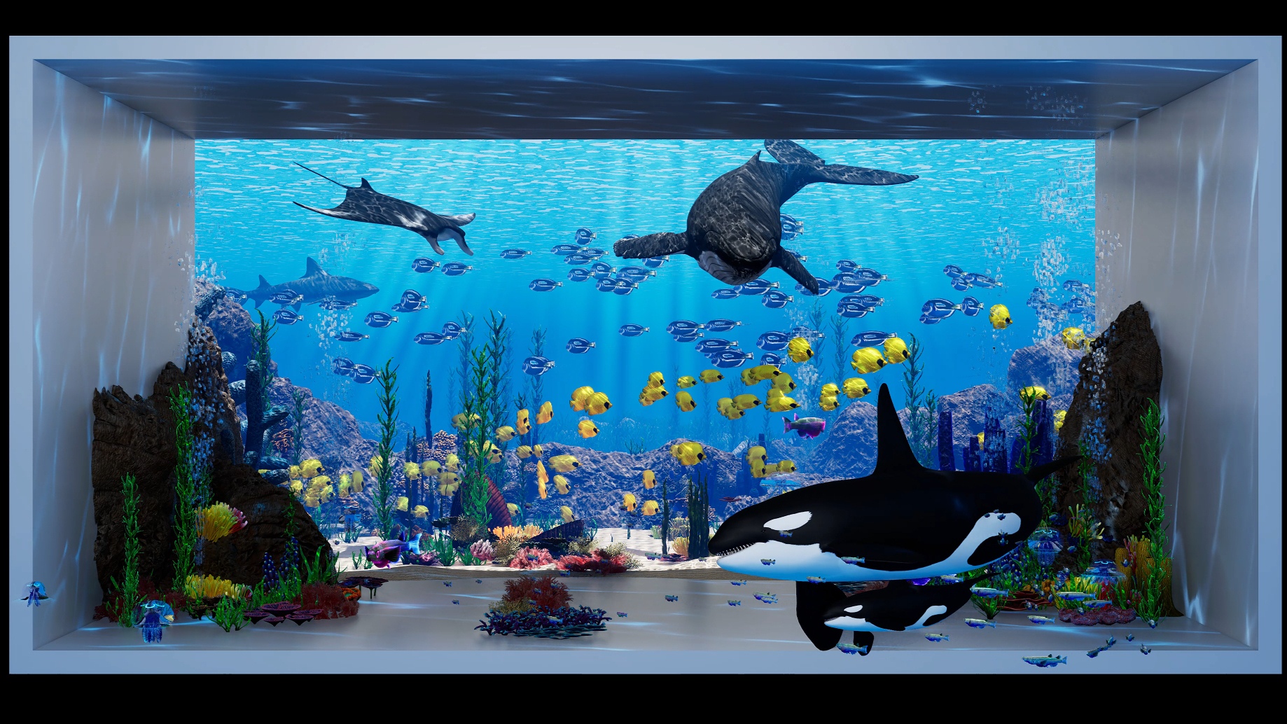 裸眼3D | “海底空间”创意设计（可上屏）